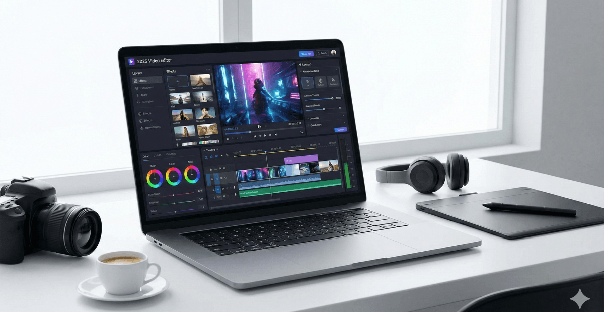 “Best video editing tools for beginners 2025 – comparison dashboard preview”