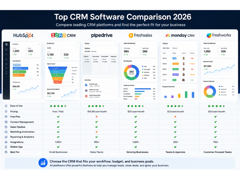 lead management software interface