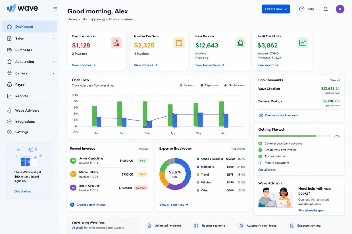 bookkeeping software comparison chart