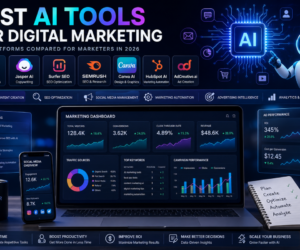 best AI tools for digital marketing dashboard comparison