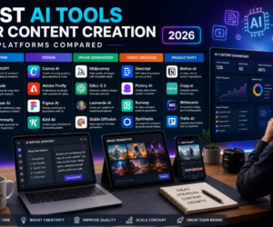 best AI tools for content creation dashboard comparison